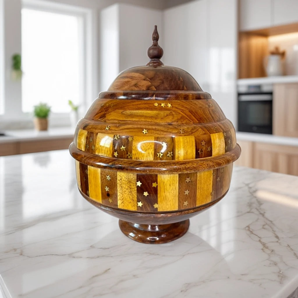 Wooden & Steel Buffet Hot Pot