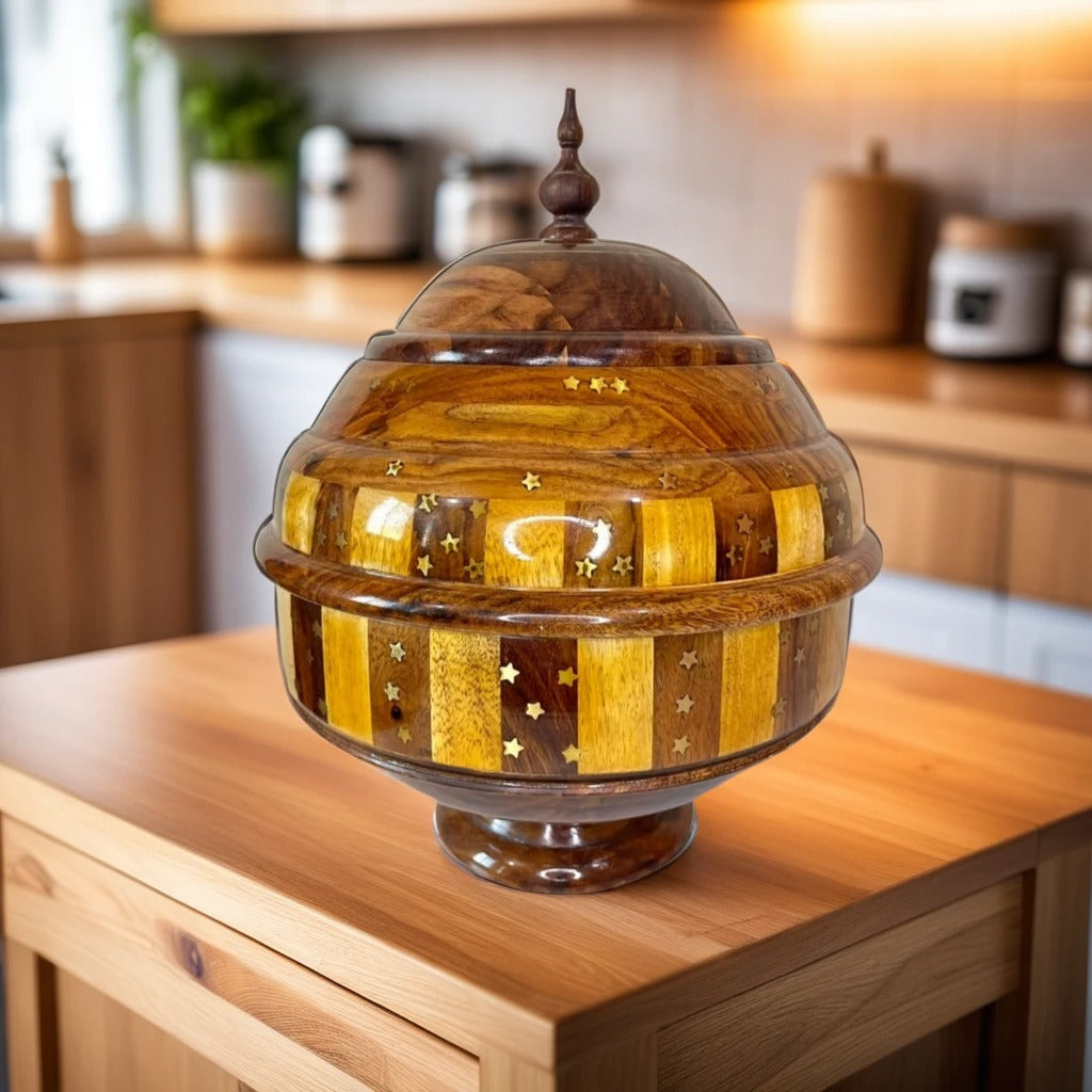 Wooden & Steel Buffet Hot Pot