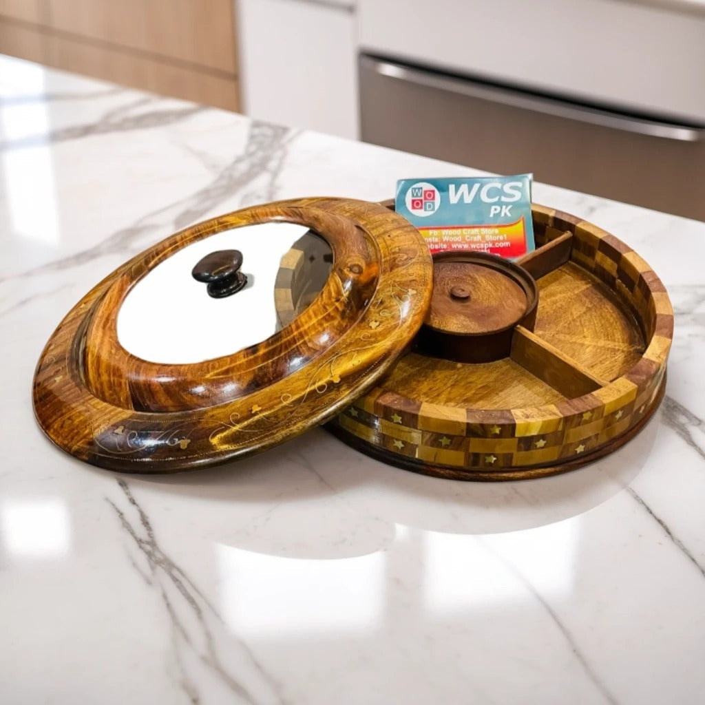 Wooden Dry Fruit Bowl
