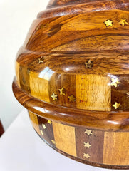 Wooden & Steel Buffet Hot Pot