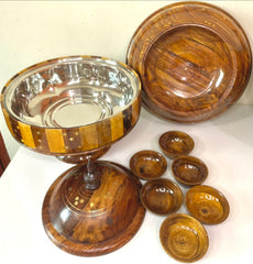 Wooden & Steel Buffet Hot Pot