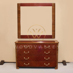 WOODEN MAHOGANY BED SET