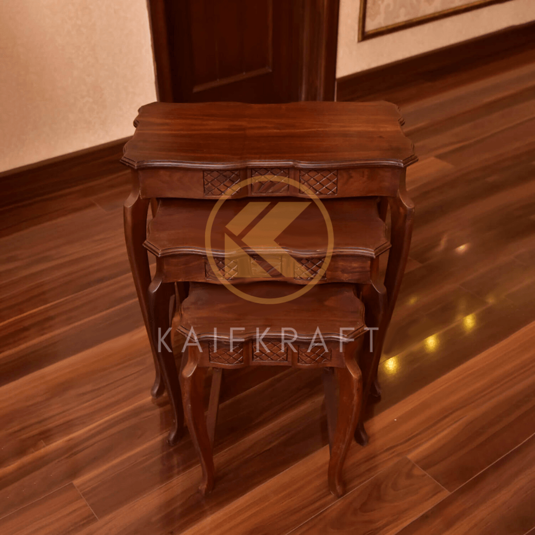 Sheesham Wood Snow Nesting Tables