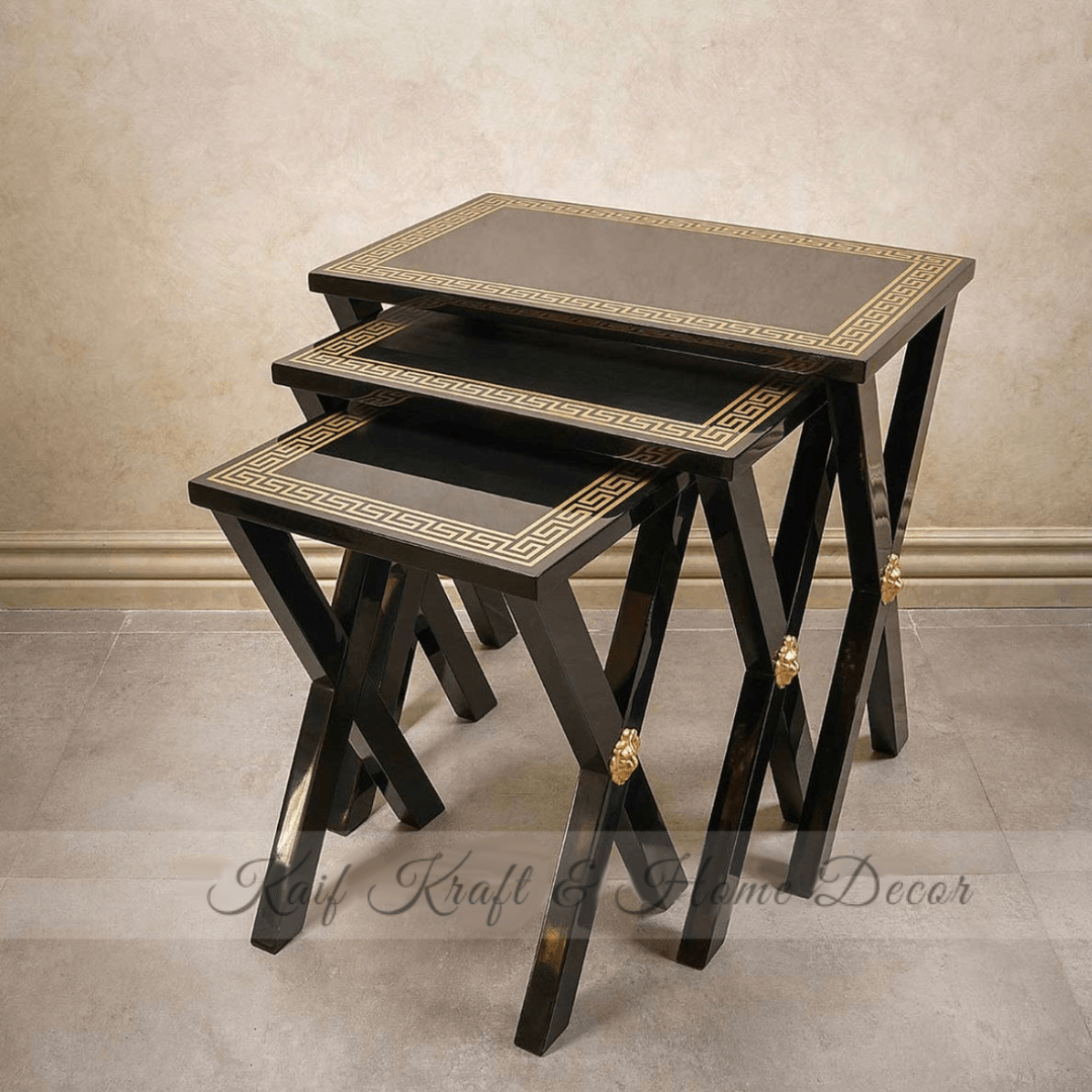 Sheesham Wood Nesting Table Set