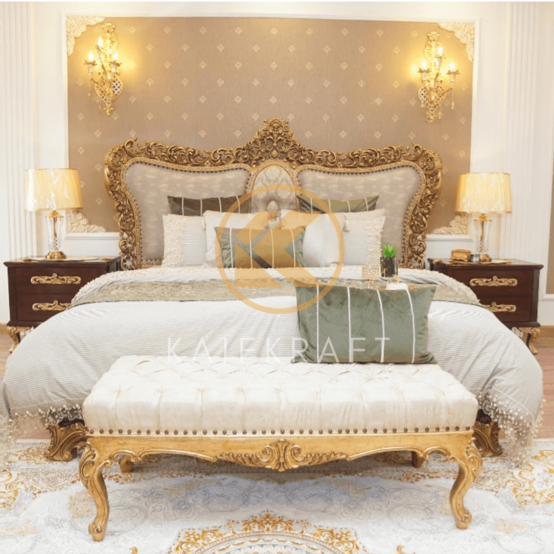 Wooden Noor Jahan Bed